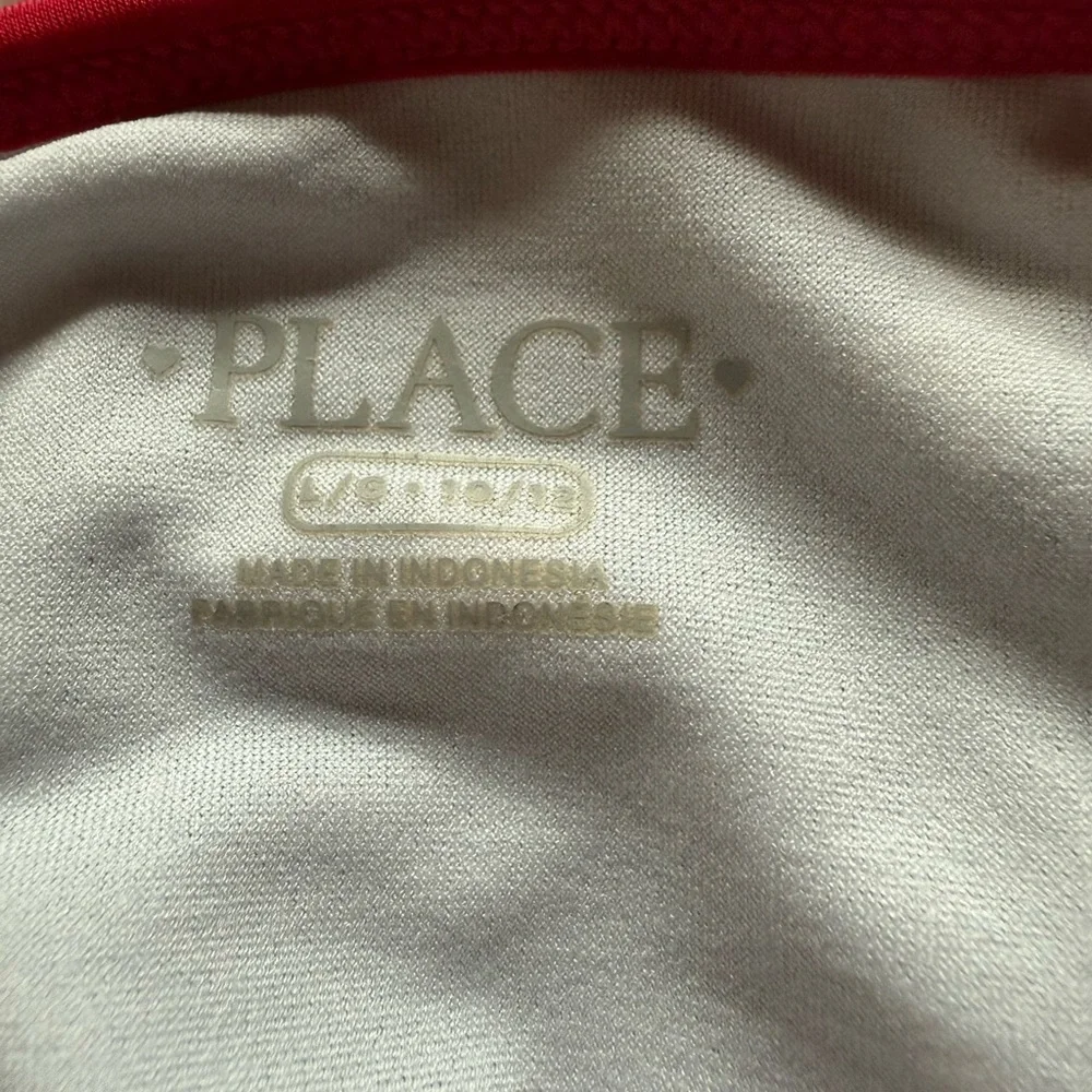 The Children's Place Blue and Red Bikini Top Swimwear